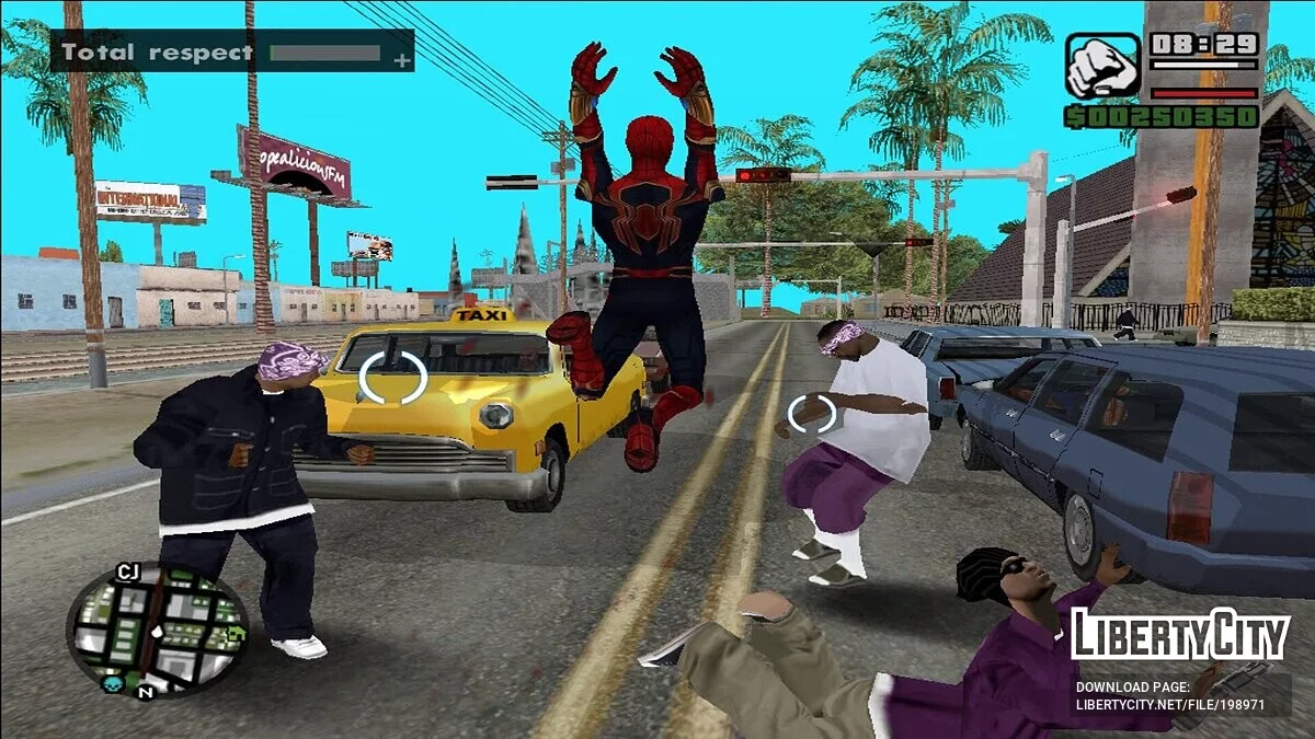 Мод на Человека-Паука / GTA San Andreas