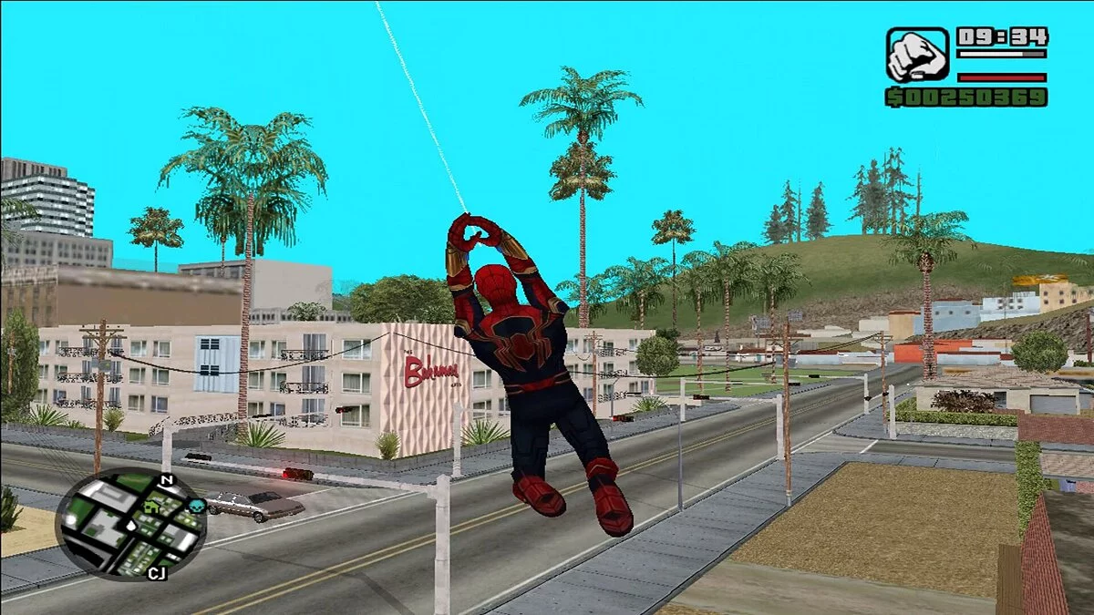 Download Spiderman Mod for GTA San Andreas