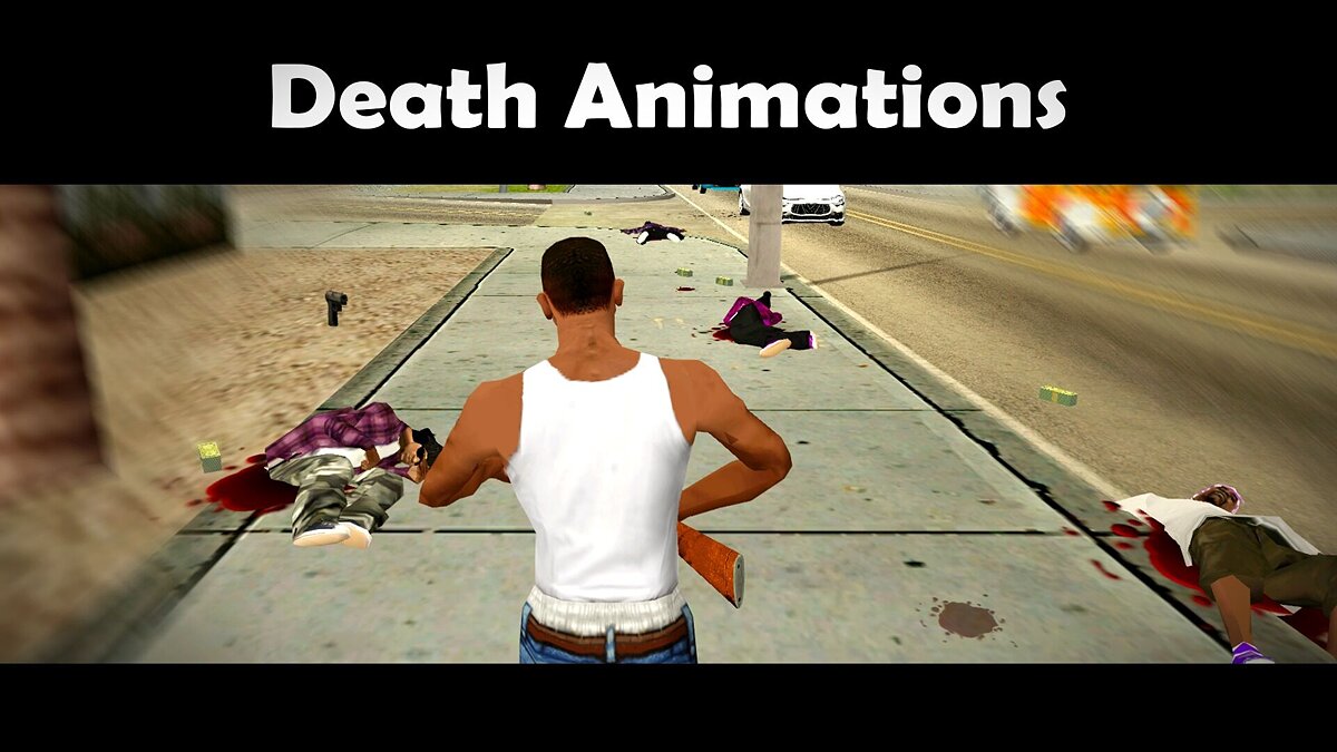 Скачать Death Animations v1.1 для GTA San Andreas