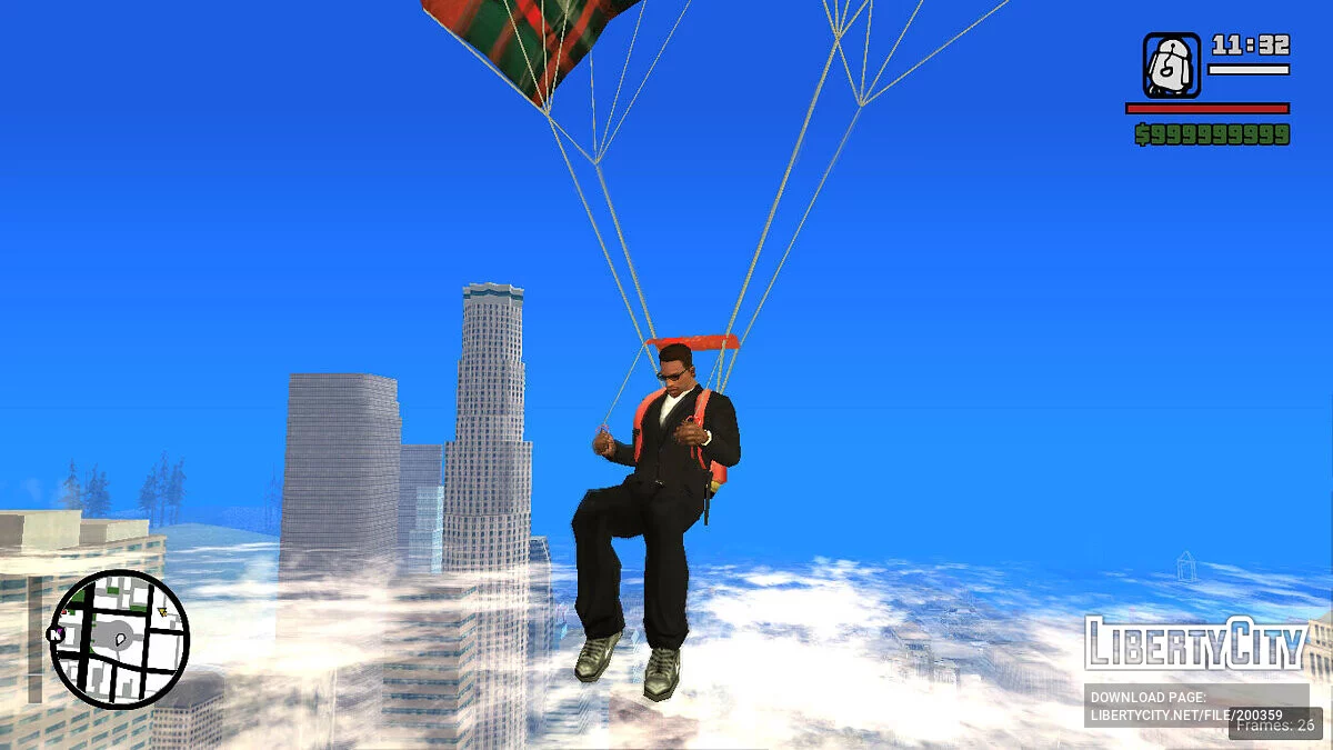 Улучшенный парашют / GTA San Andreas