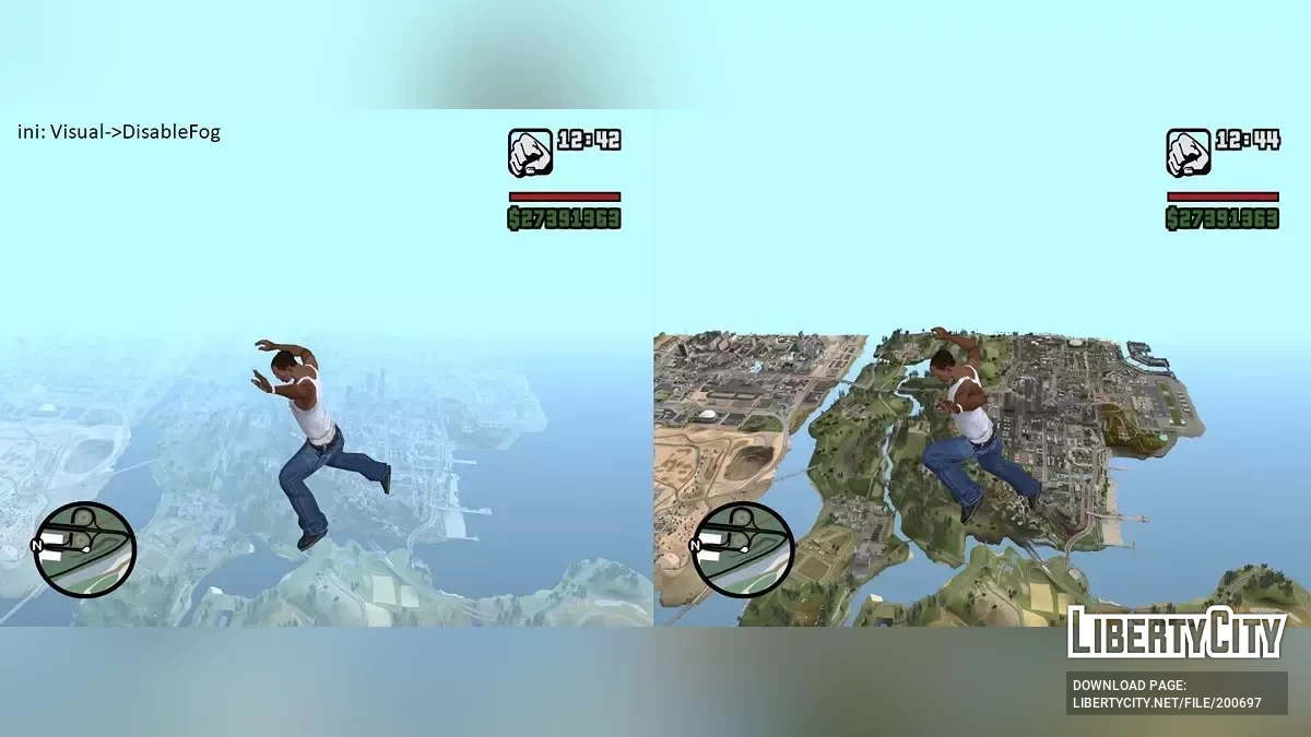 TweaksSA v91 (ранее TweaksV) / GTA San Andreas