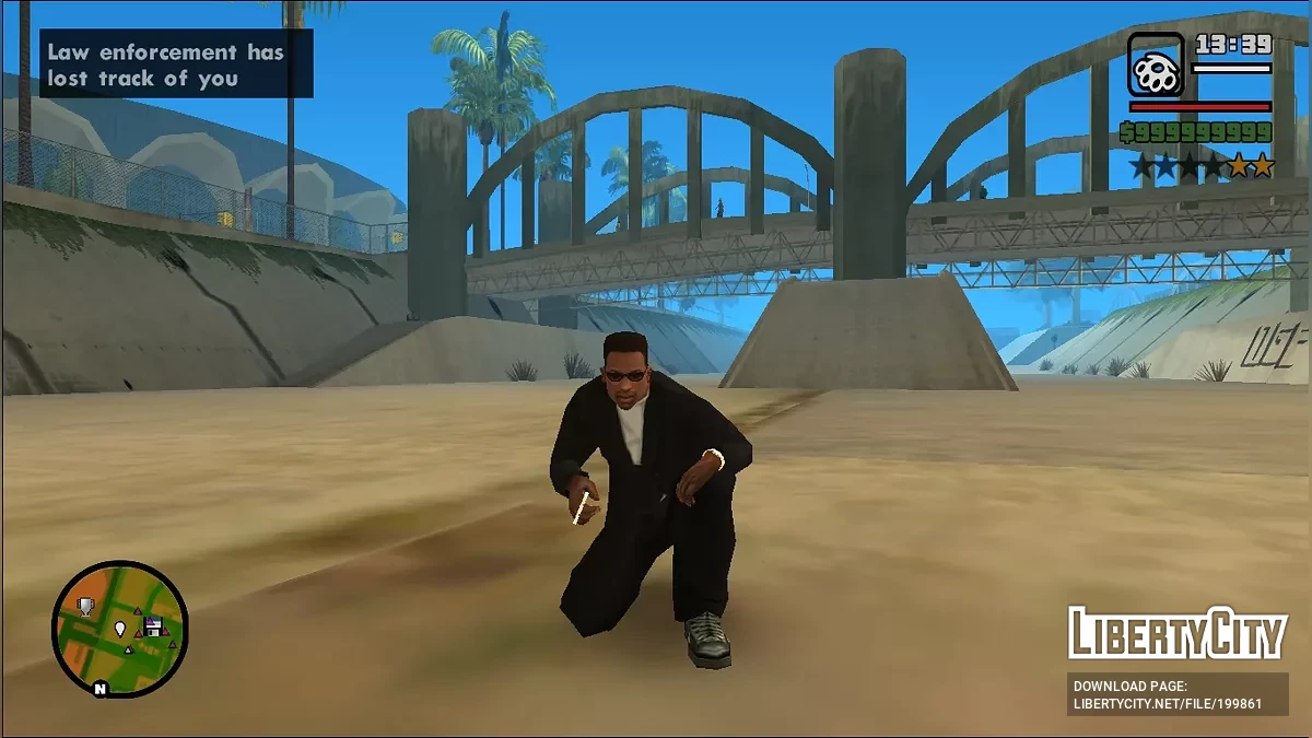 Система скрытия уровня розыска (SA) / GTA San Andreas
