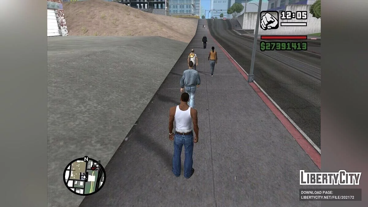 Общаться с пешеходами / GTA San Andreas