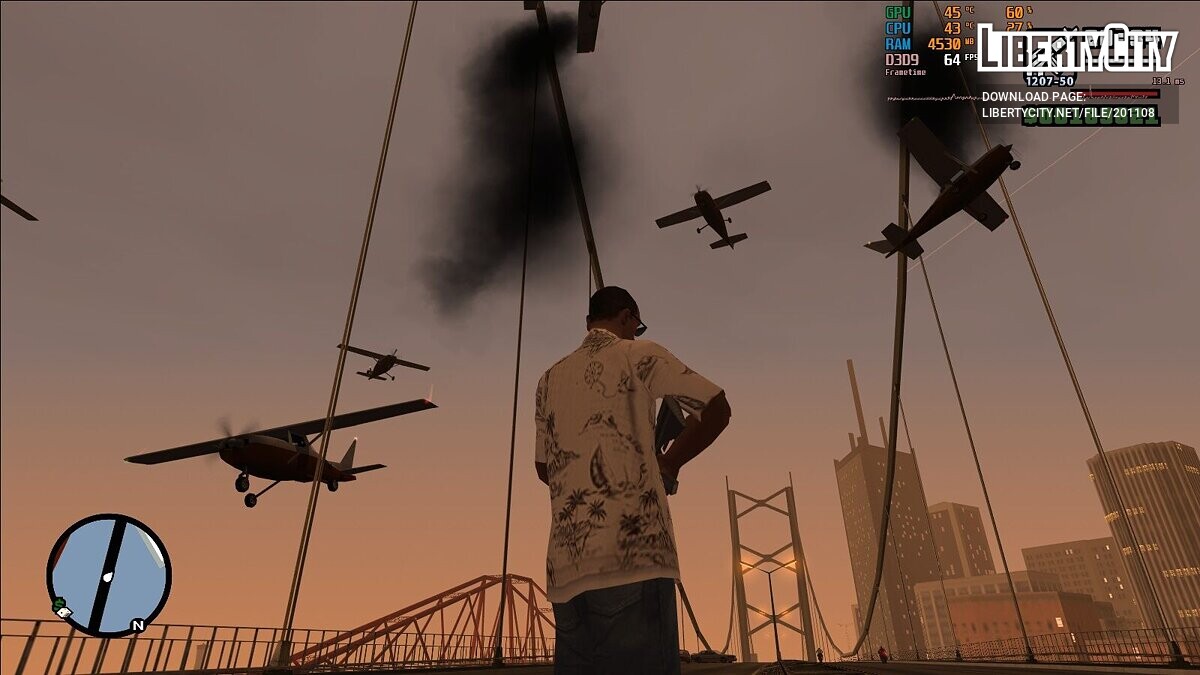 Скачать Crazy Suicidal Planes для GTA San Andreas