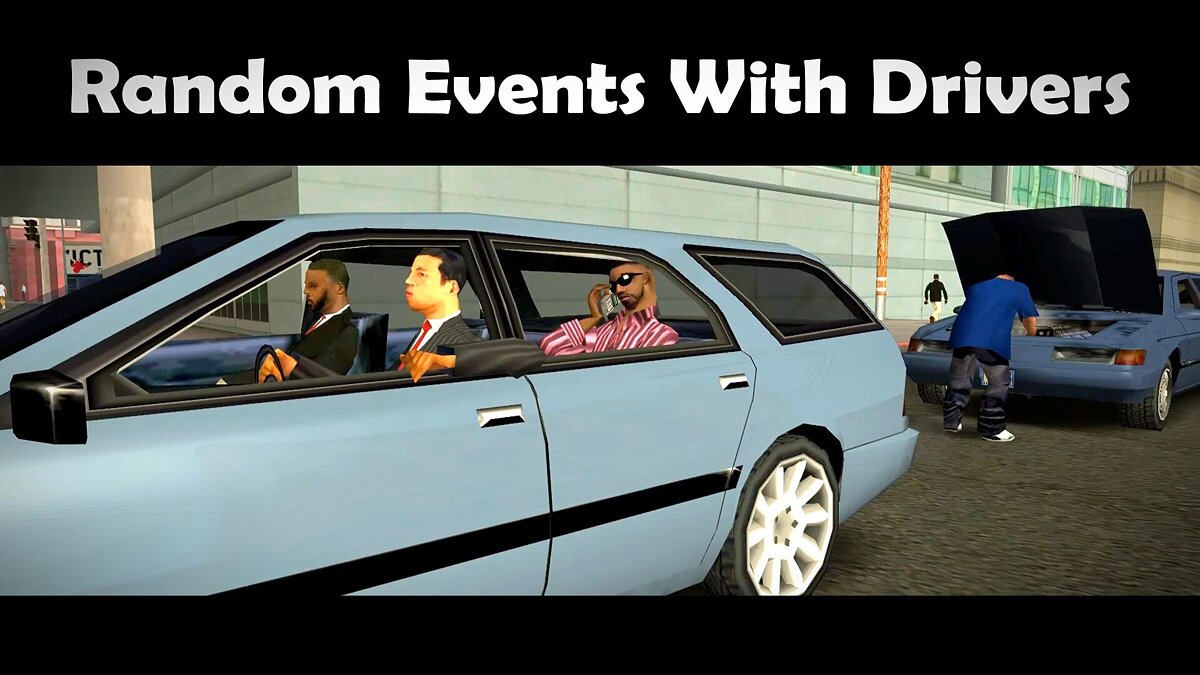 Скачать Random Events With Drivers для GTA San Andreas