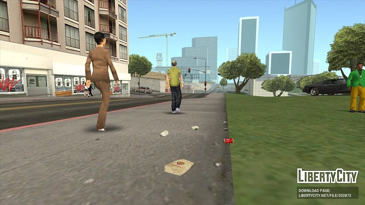 Rubbish like in GTA 4 / GTA San Andreas