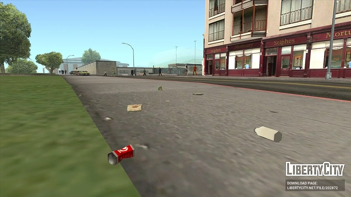 Rubbish like in GTA 4 / GTA San Andreas