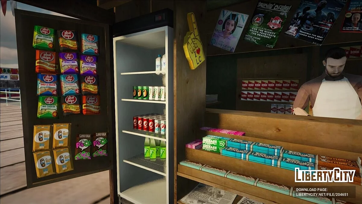 Новый киоск с едой в стиле GTA 4 / GTA San Andreas