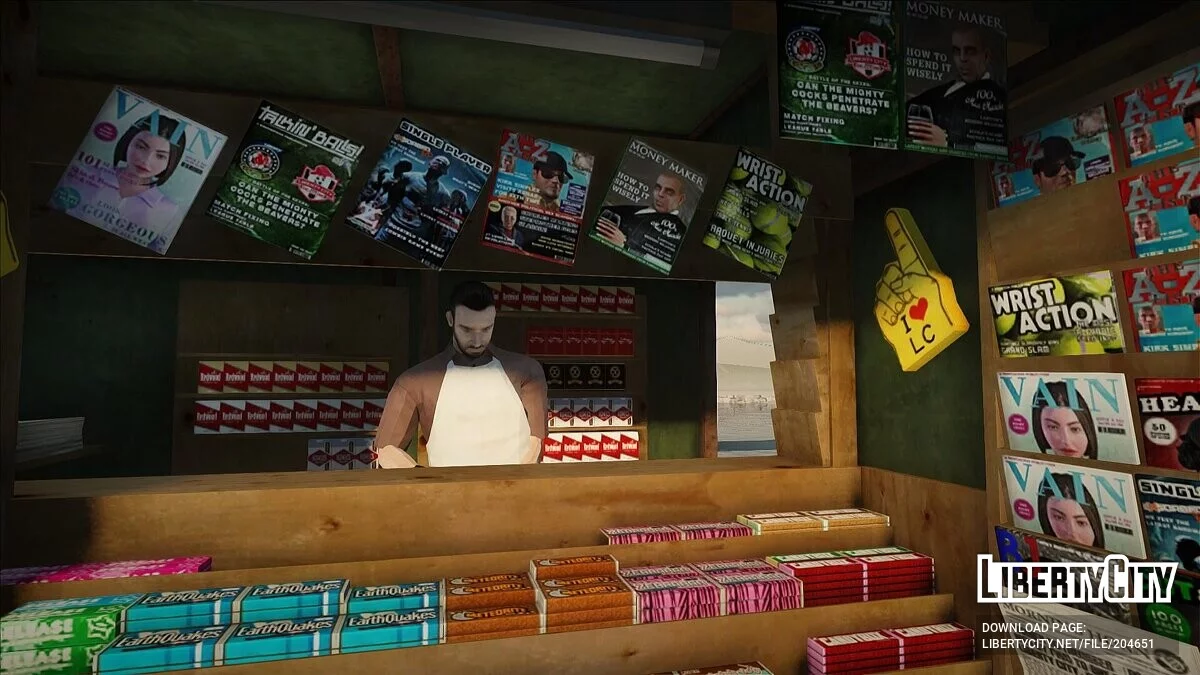 Новый киоск с едой в стиле GTA 4 / GTA San Andreas