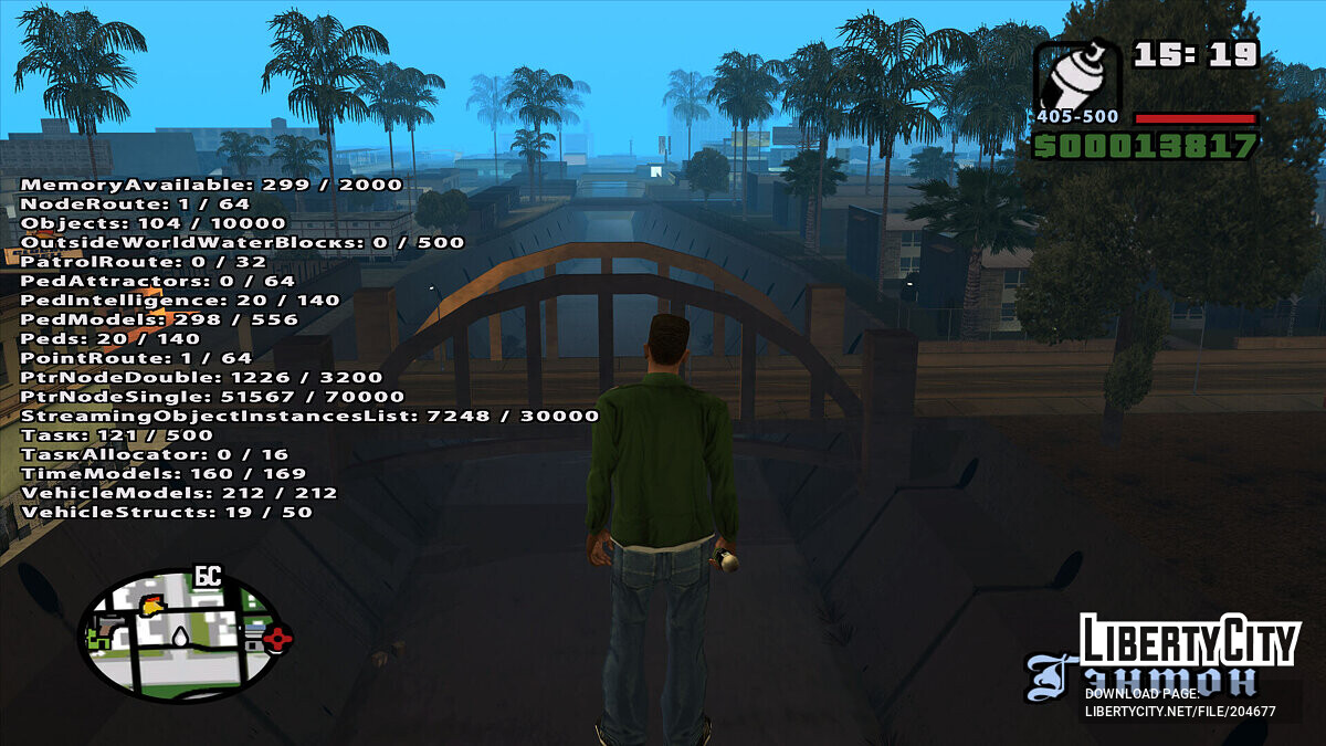 Скачать Очистка памяти игры для GTA San Andreas