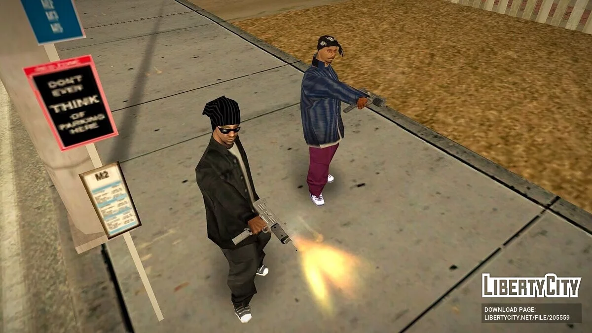 Gangs Guns Variations v1.1 / GTA San Andreas