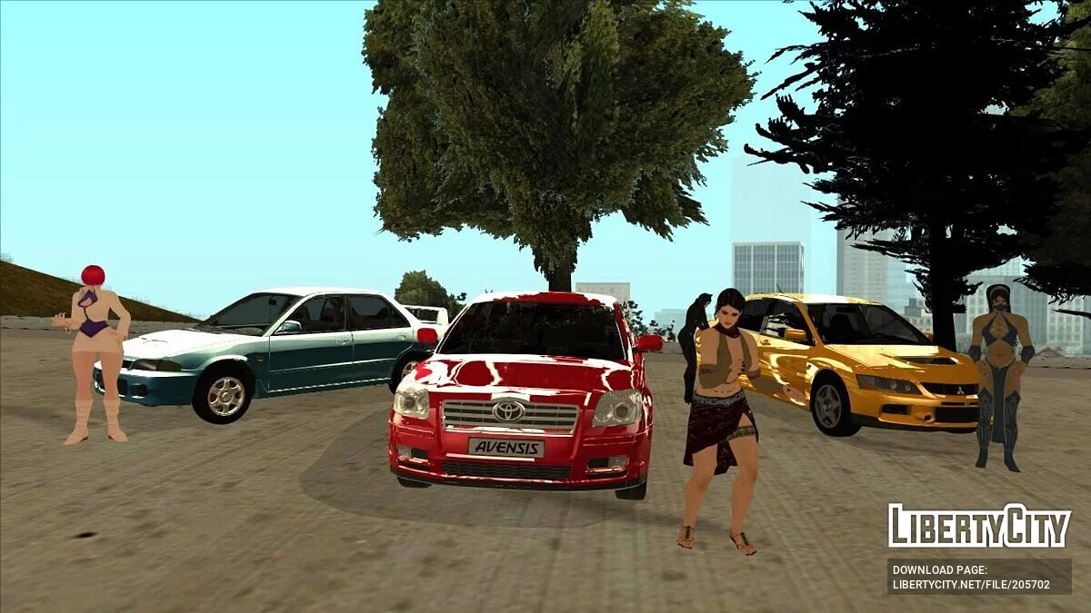 Большой пак скинов из файтинг игр / GTA San Andreas
