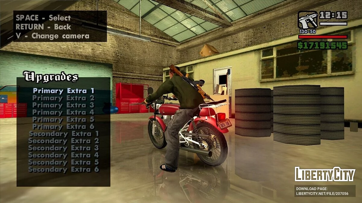 Bike Customization & Nitro v1.1 / GTA San Andreas