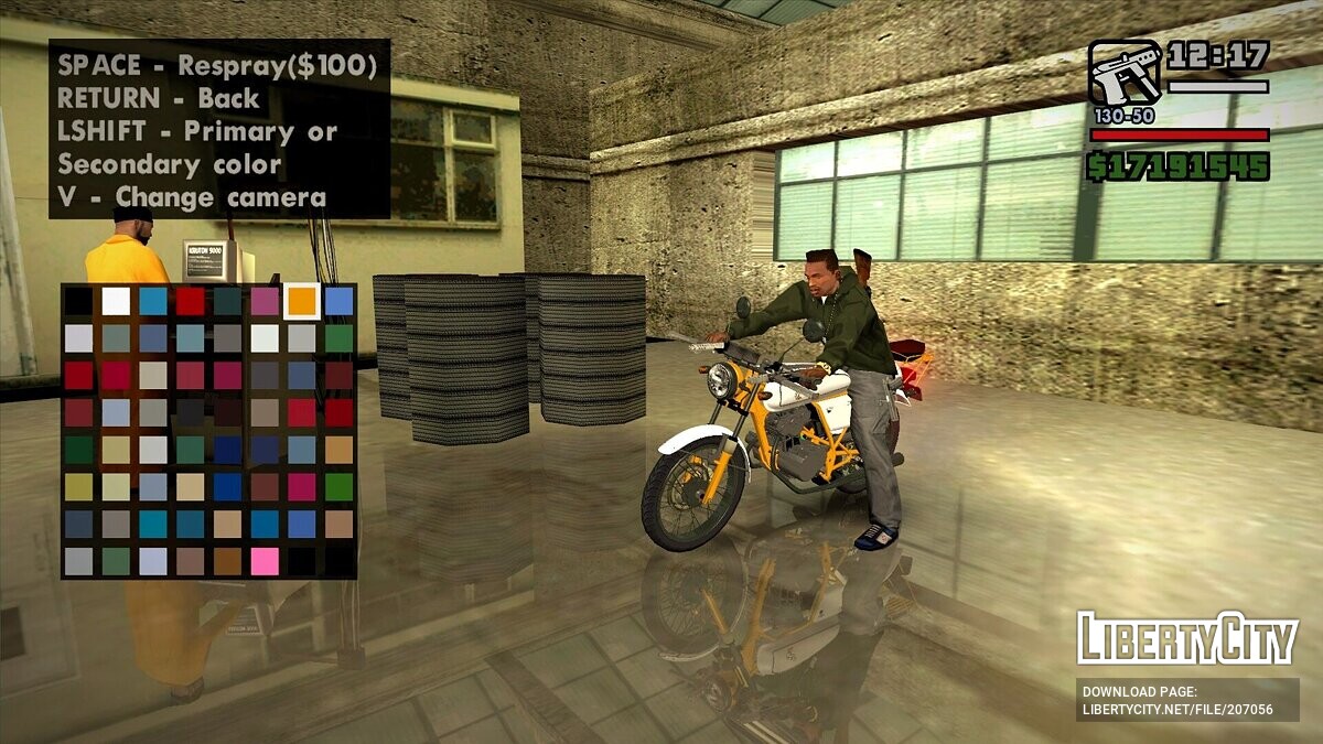 Скачать Bike Customization & Nitro v1.1 для GTA San Andreas