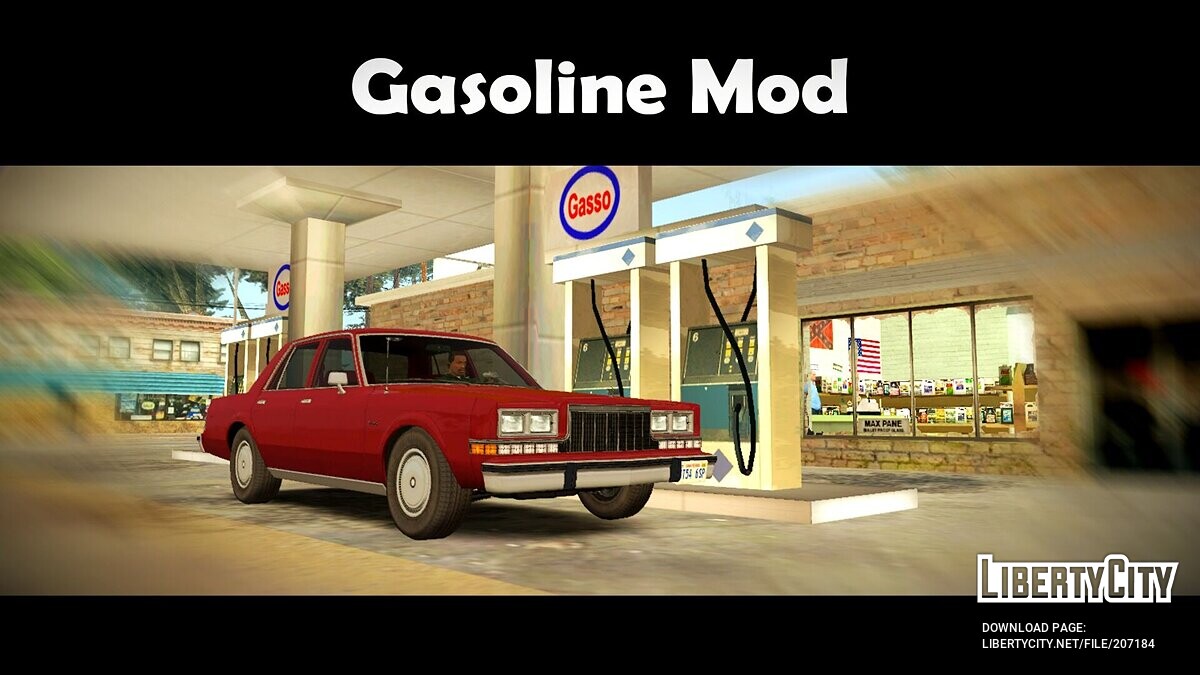 Скачать Gasoline Mod v2.2 для GTA San Andreas