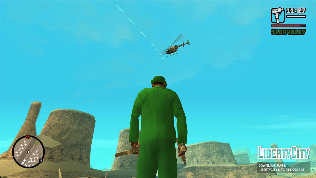 Вертолёты в небе / GTA San Andreas