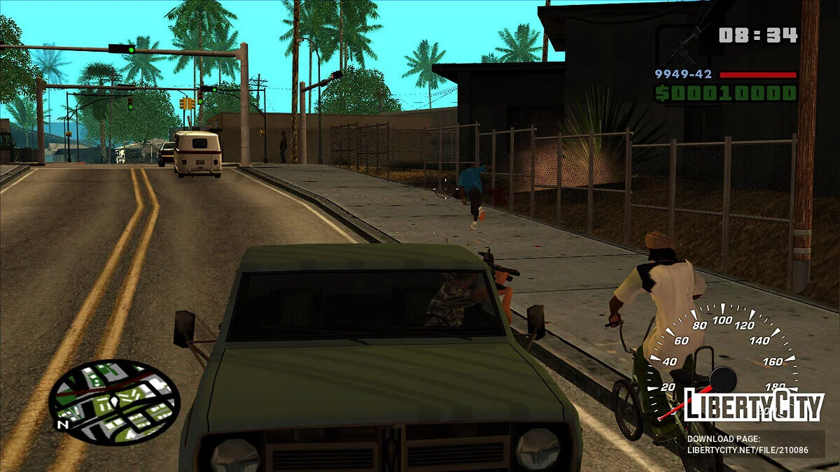 Сборник модификаций на реализм транспорта / GTA San Andreas