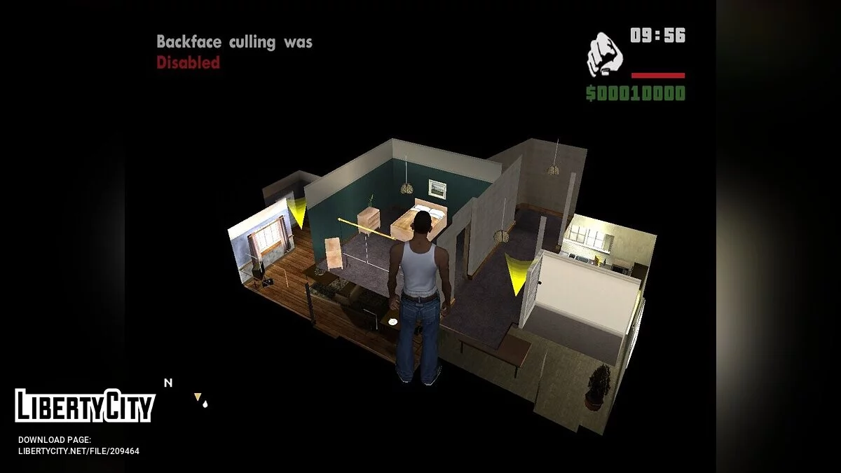 Backface Culling Addon v1.0 - Двусторонние полигоны / GTA San Andreas