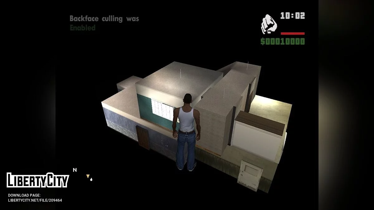 Backface Culling Addon v1.0 - Двусторонние полигоны / GTA San Andreas
