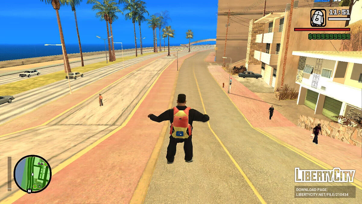 Супер спринт - Быстрый бег / GTA San Andreas