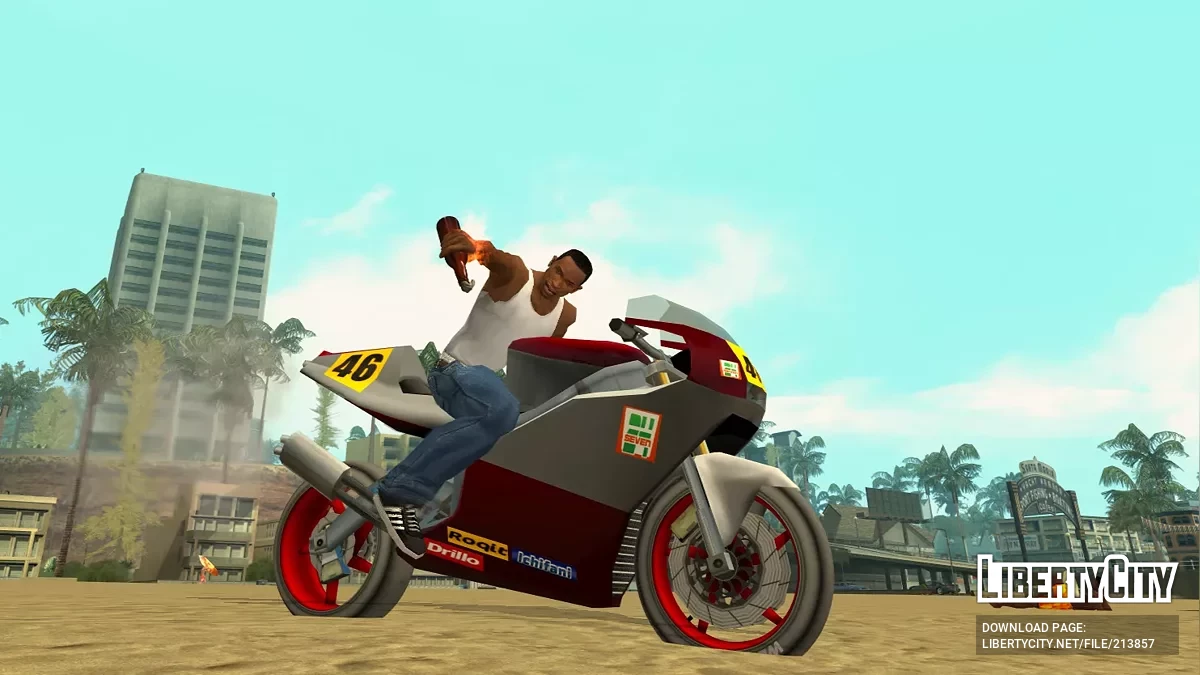 Переработанный мод на стрельбу из авто / GTA San Andreas