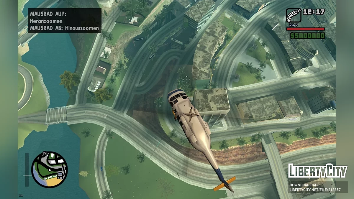 Переработанный мод на стрельбу из авто / GTA San Andreas
