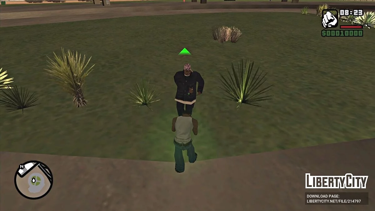 Баллончик с краской вас не оглушает / GTA San Andreas