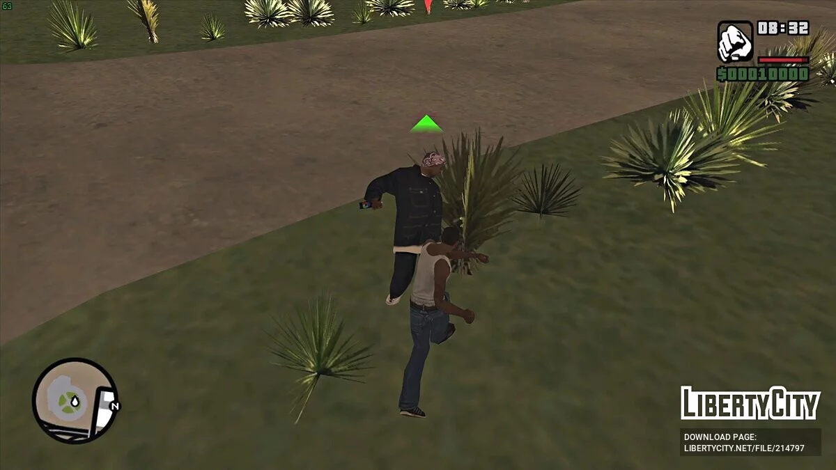 Баллончик с краской вас не оглушает / GTA San Andreas
