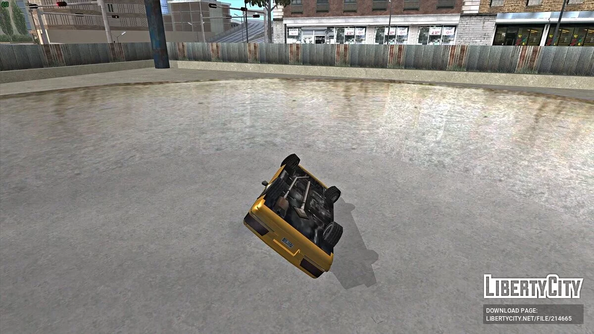 Переворот машины как в GTA 5 / GTA San Andreas