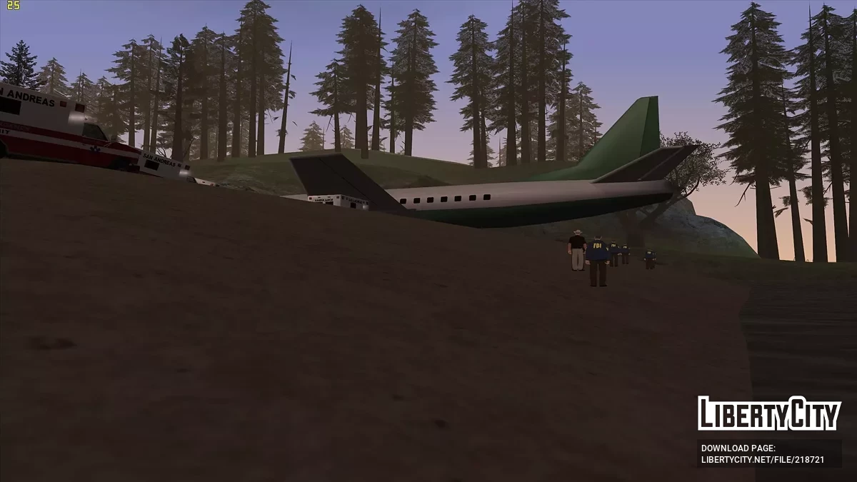 Аварийная посадка самолета / GTA San Andreas