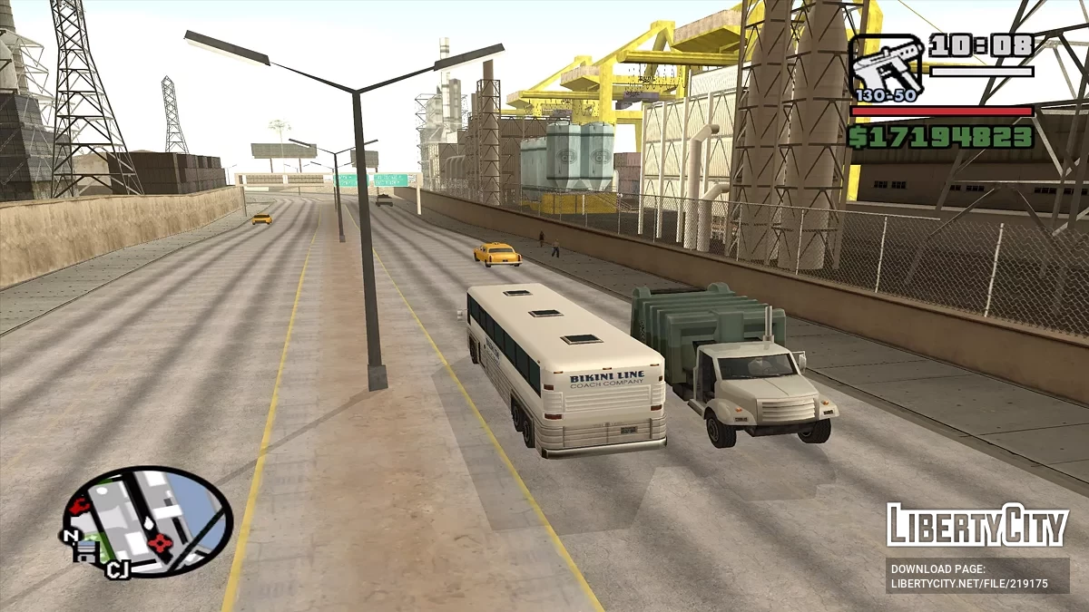 Автобусная линия в Los Santos / GTA San Andreas