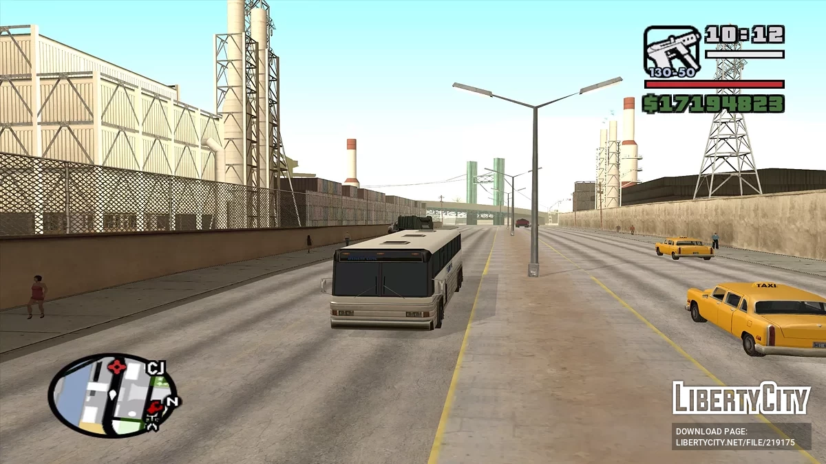 Автобусная линия в Los Santos / GTA San Andreas