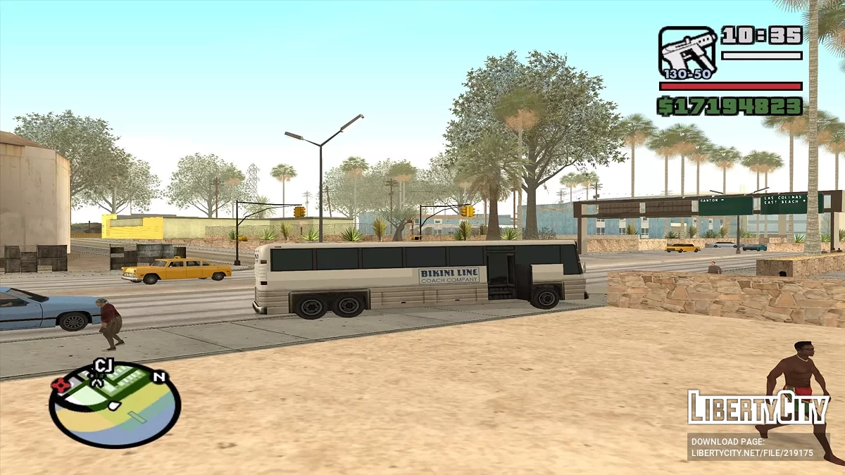 Автобусная линия в Los Santos / GTA San Andreas