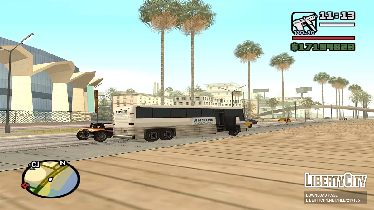Автобусная линия в Los Santos / GTA San Andreas