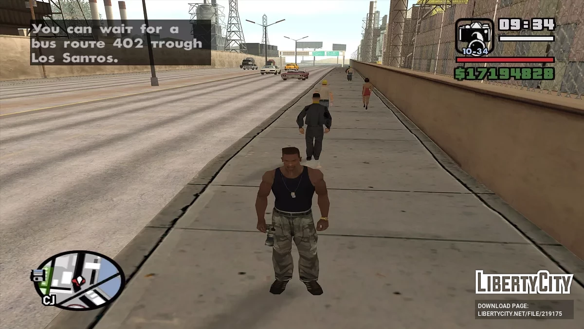 Автобусная линия в Los Santos / GTA San Andreas