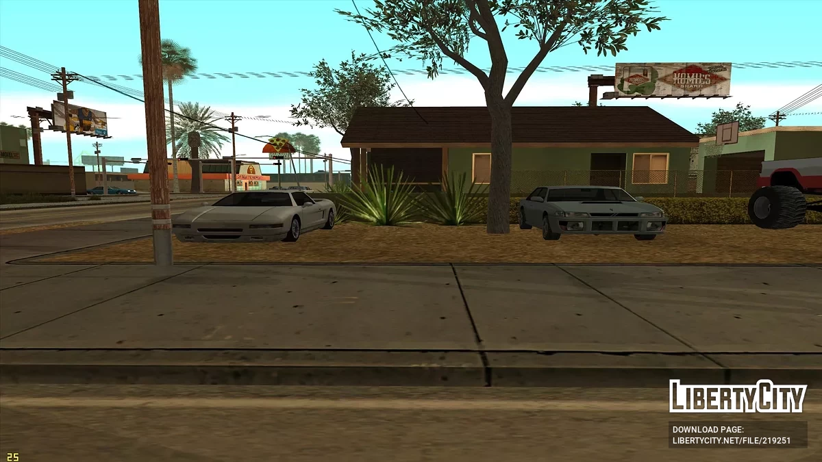 Автомобили у дома Смоука / GTA San Andreas