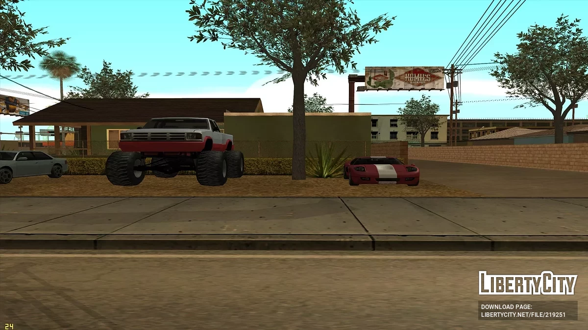 Автомобили у дома Смоука / GTA San Andreas