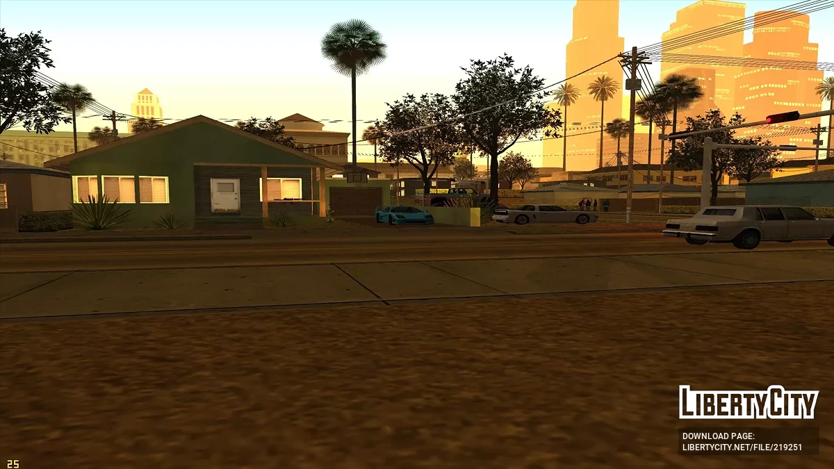 Автомобили у дома Смоука / GTA San Andreas