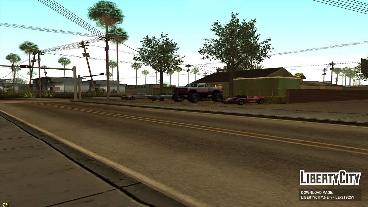 Автомобили у дома Смоука / GTA San Andreas