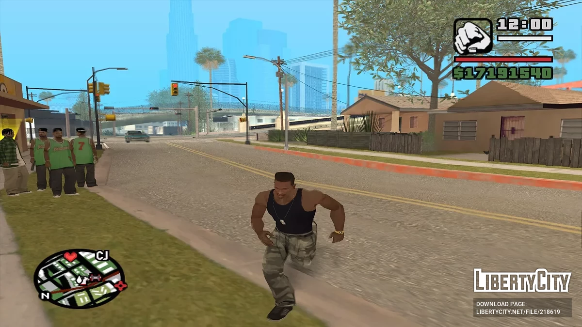 Бесконечный бег / GTA San Andreas