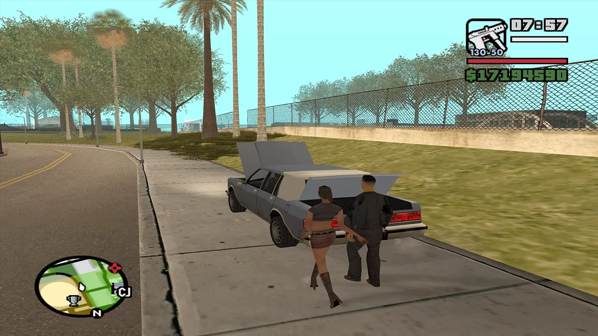 Управление автомобилем / GTA San Andreas