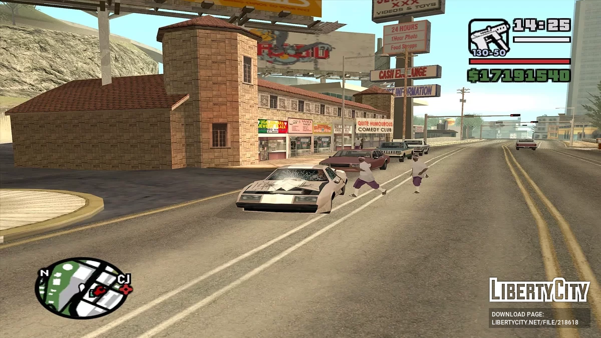 Реалистичная поломка двигателя / GTA San Andreas