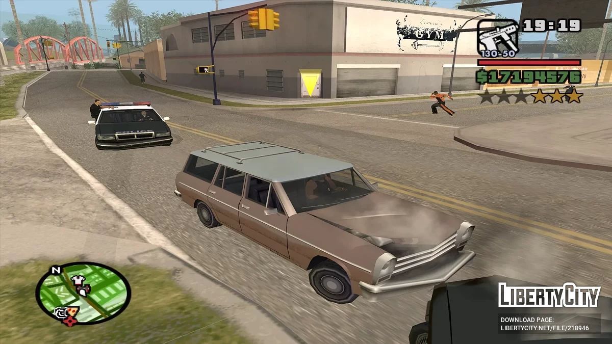 Копы стреляют из машин / GTA San Andreas
