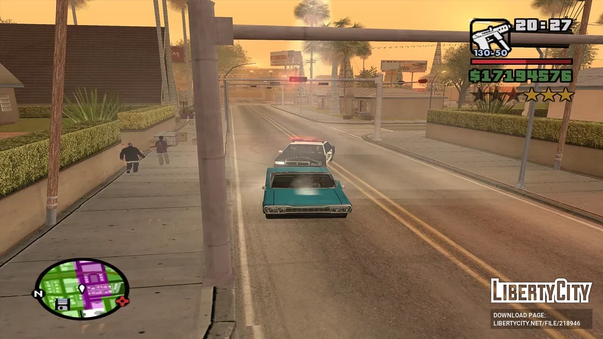Копы стреляют из машин / GTA San Andreas