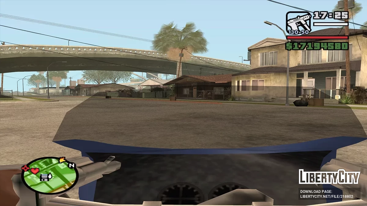 Вид от лица водителя / GTA San Andreas
