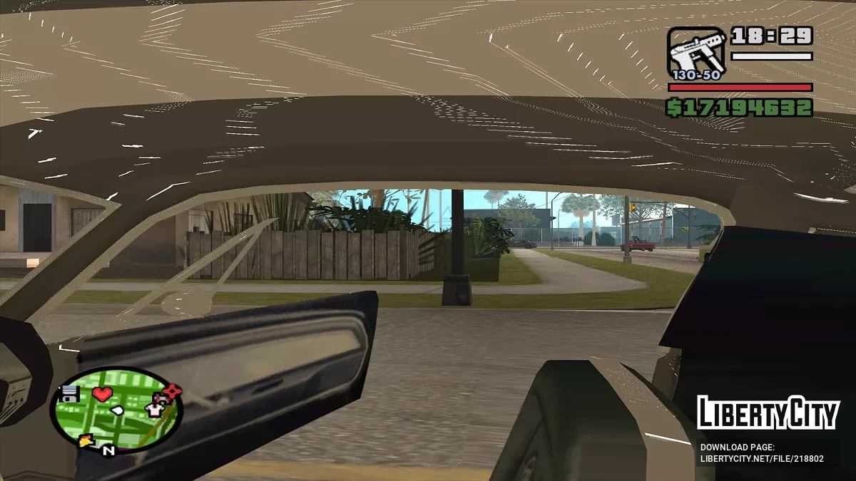 Вид от лица водителя / GTA San Andreas