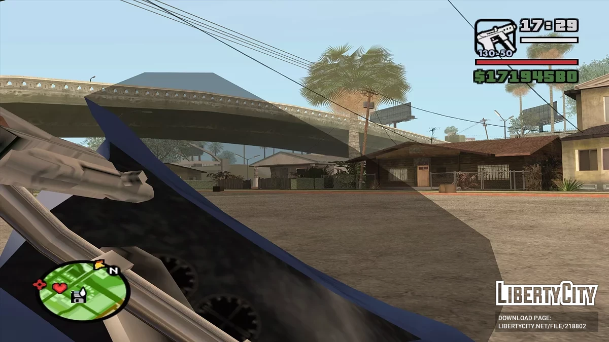 Вид от лица водителя / GTA San Andreas
