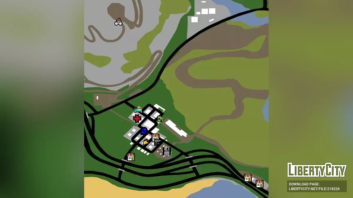 Больше иконок на радаре / GTA San Andreas