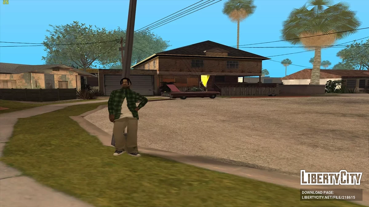 Оживленный Grove Street / GTA San Andreas