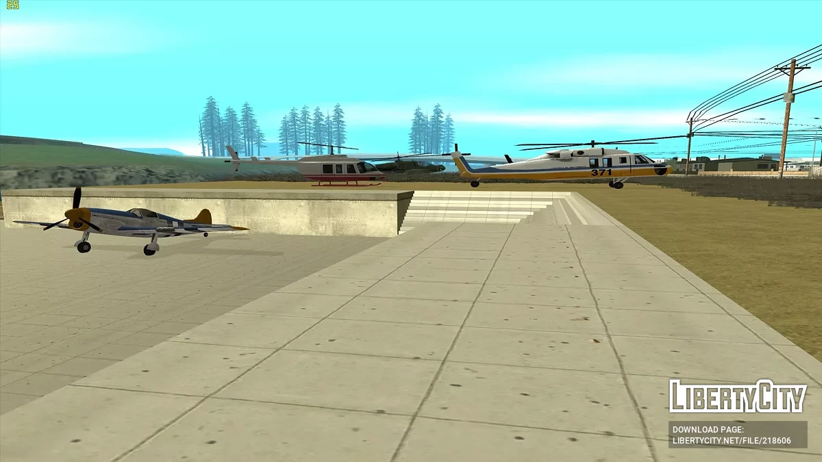 Парк транспорта в Las Venturas / GTA San Andreas